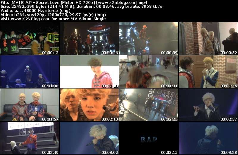 [MV] B.A.P - Secret Love (Melon HD 720p)
