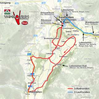 5th International Triathlon in Saalfelden - plan utrke